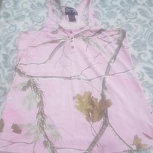 Realtree pink tank top